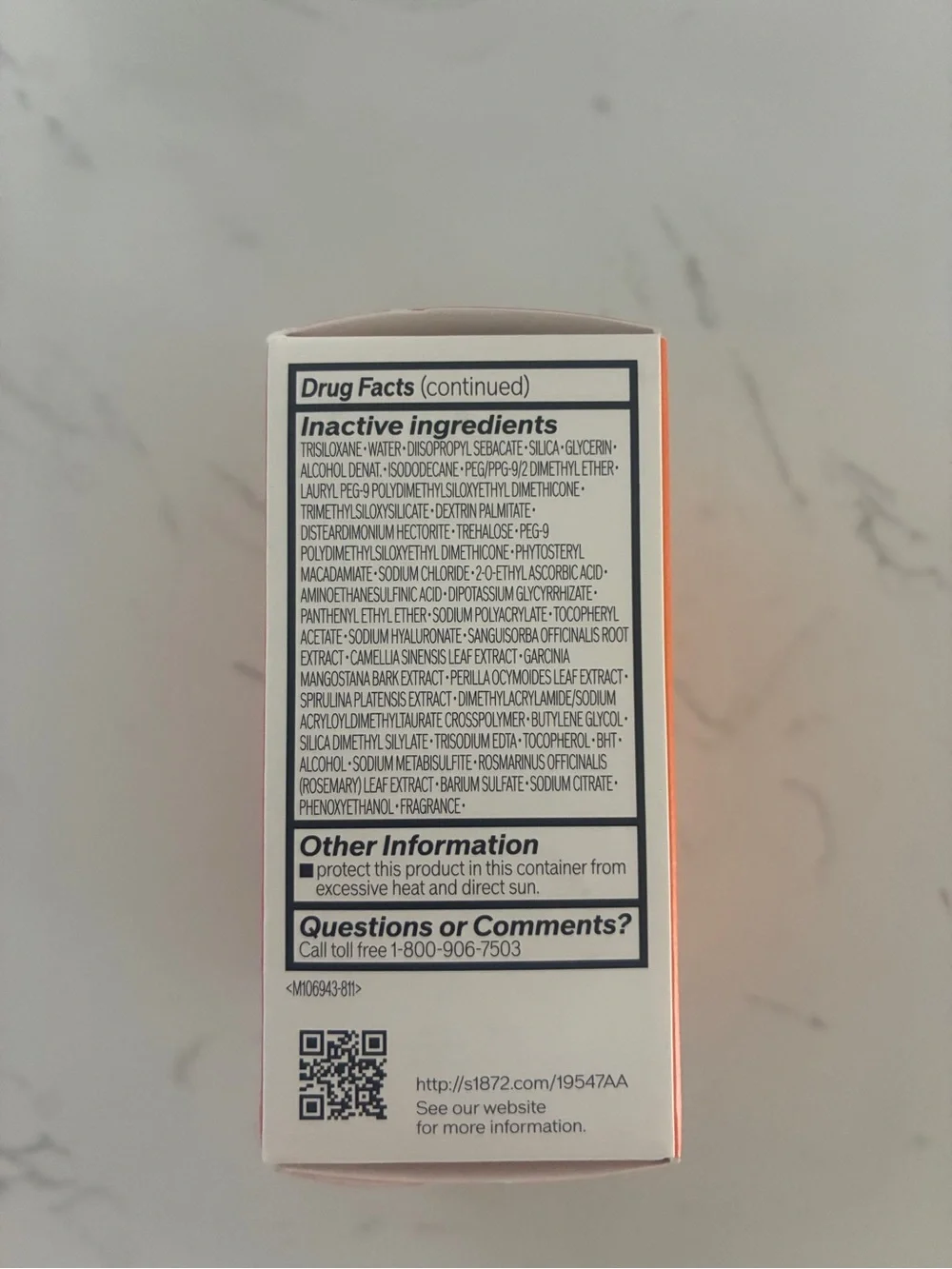 Brand new in box (NIB) Shiseido Urban Environment Vita-Clear Sunscreen SPF 42.